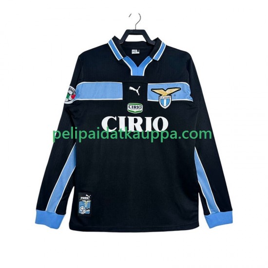SS Lazio Retro Vieras Fanipelipaita (Miehet) 1998 1999 Pitkähihainen