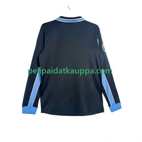 SS Lazio Retro Vieras Fanipelipaita (Miehet) 1998 1999 Pitkähihainen