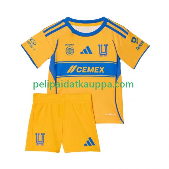Tigres UANL Koti Fanipelipaita (Lasten) 2025-2026 Lyhythihainen