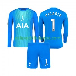 Tottenham Hotspur Guglielmo Vicario 1 Maalivahdin Vieras Fanipelipaita (Lasten) 2025-2026 Pitkähihainen