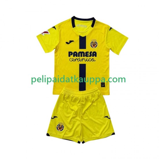 Villarreal CF Koti Fanipelipaita (Lasten) 2025-2026 Lyhythihainen