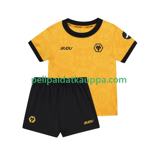 Wolverhampton Wanderers Koti Fanipelipaita (Lasten) 2025-2026 Lyhythihainen