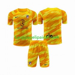 Atlético Madrid Oranssi Maalivahdin Fanipelipaita (Lasten) 2023-2024 Lyhythihainen
