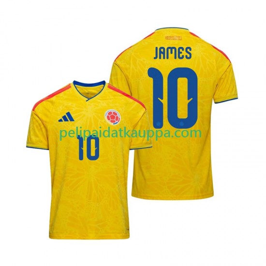Kolumbia James Rodriguez 10 Koti Fanipelipaita (Miehet) World Cup 2026 Lyhythihainen