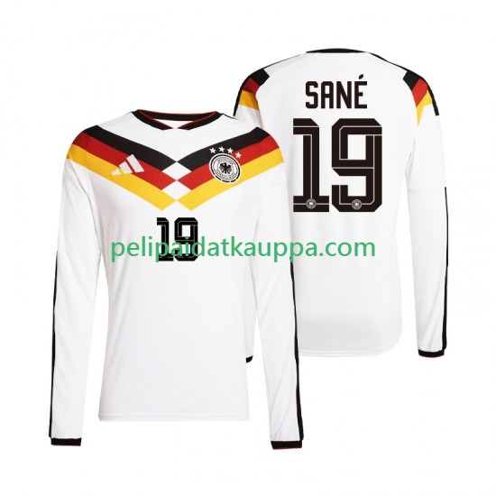 Saksa Leroy Sane 19 Koti Fanipelipaita (Miehet) World Cup 2026 Pitkähihainen