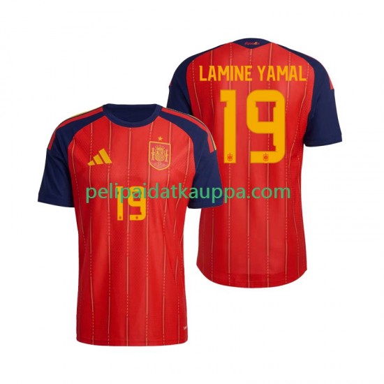 Espanja Lamine Yamal 19 Koti Fanipelipaita (Miehet) World Cup 2026 Lyhythihainen