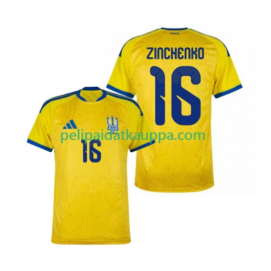 Ukraina Oleksandr Zinchenko 16 Koti Fanipelipaita (Miehet) World Cup 2026 Lyhythihainen