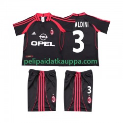 AC Milan MALDINI 3 2000 2001 Retro Kolmas Fanipelipaita (Lasten) Lyhythihainen