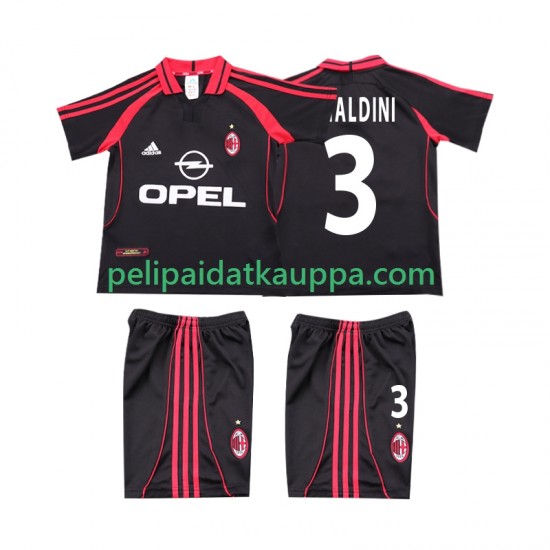 AC Milan MALDINI 3 2000 2001 Retro Kolmas Fanipelipaita (Lasten) Lyhythihainen AC Milan MALDINI 3 2000 2001 Retro Kolmas Fanipelipaita (Lasten) Lyhythihainen
