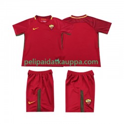 AS Roma 2017-2018 Retro Koti Fanipelipaita (Lasten) Lyhythihainen