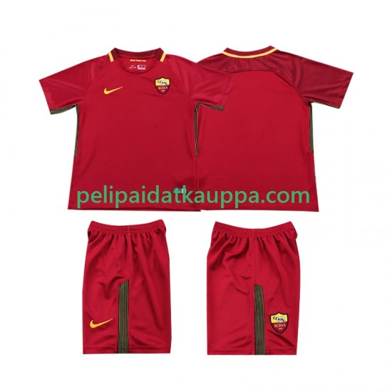 AS Roma 2017-2018 Retro Koti Fanipelipaita (Lasten) Lyhythihainen AS Roma 2017-2018 Retro Koti Fanipelipaita (Lasten) Lyhythihainen