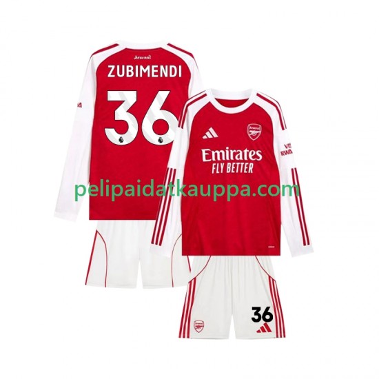 Arsenal Martin Zubimendi 36 Koti Fanipelipaita (Lasten) 2025-2026 Lyhythihainen Arsenal Martin Zubimendi 36 Koti Fanipelipaita (Lasten) 2025-2026 Lyhythihainen