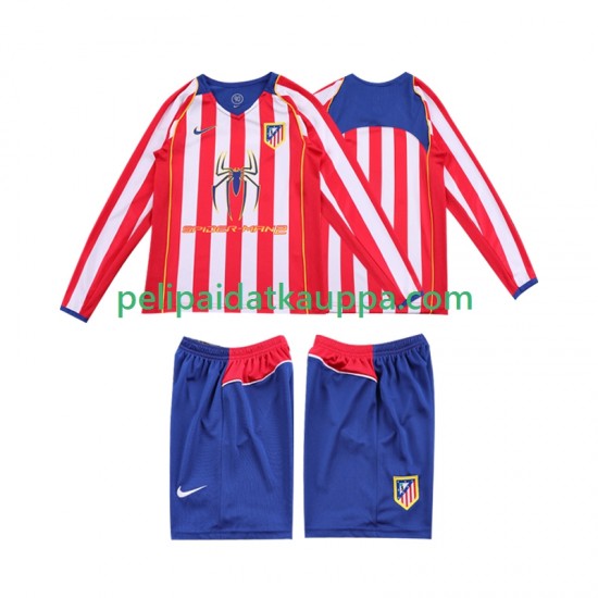 Atlético Madrid 2005 Retro Koti Fanipelipaita (Lasten) 2004 Pitkähihainen Atlético Madrid 2005 Retro Koti Fanipelipaita (Lasten) 2004 Pitkähihainen