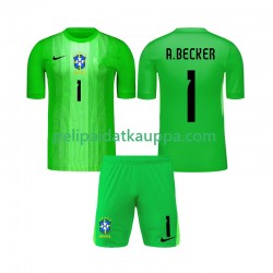Brasilia Alisson Becker 1 Maalivahdin Koti Fanipelipaita (Lasten) 2026 Lyhythihainen