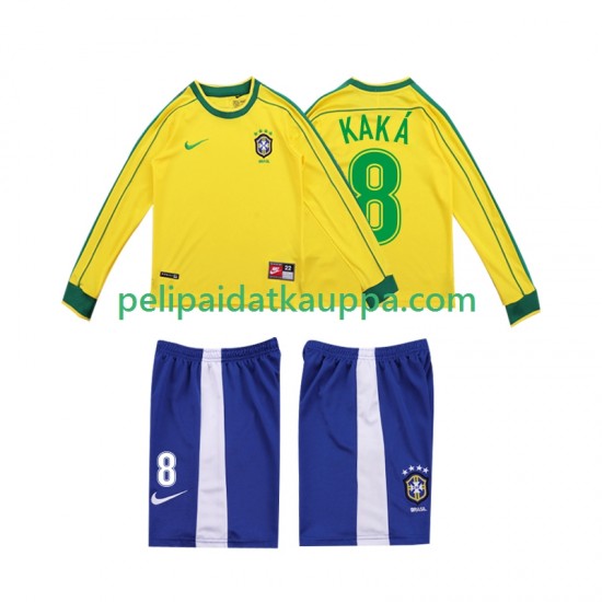 Brasilia KAKA 8 Retro Koti Fanipelipaita (Lasten) 1998 Pitkähihainen Brasilia KAKA 8 Retro Koti Fanipelipaita (Lasten) 1998 Pitkähihainen