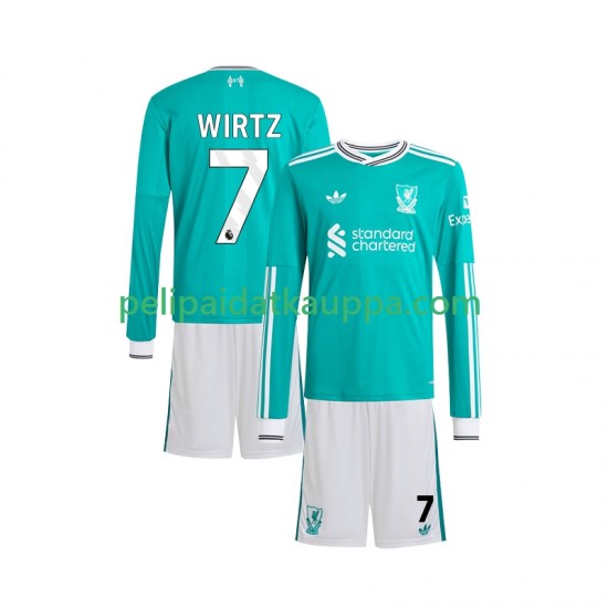 Liverpool Florian Wirtz 7 Kolmas Fanipelipaita (Lasten) 2025-2026 Pitkähihainen Liverpool Florian Wirtz 7 Kolmas Fanipelipaita (Lasten) 2025-2026 Pitkähihainen
