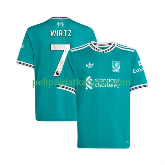 Liverpool Florian Wirtz 7 Kolmas Fanipelipaita (Miehet) 2025-2026 Lyhythihainen Liverpool Florian Wirtz 7 Kolmas Fanipelipaita (Miehet) 2025-2026 Lyhythihainen