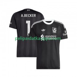 Liverpool Alisson Becker 1 Maalivahdin Neljäs Fanipelipaita (Miehet) 2025-2026 Lyhythihainen