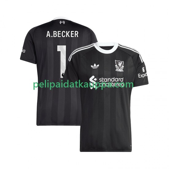 Liverpool Alisson Becker 1 Maalivahdin Neljäs Fanipelipaita (Miehet) 2025-2026 Lyhythihainen Liverpool Alisson Becker 1 Maalivahdin Neljäs Fanipelipaita (Miehet) 2025-2026 Lyhythihainen