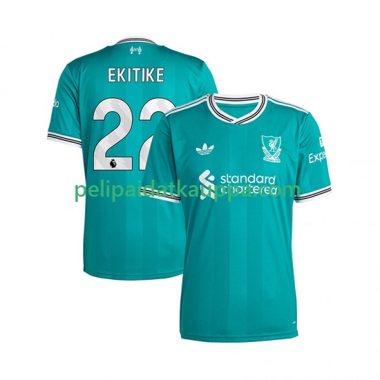 Liverpool Hugo Ekitike 22 Kolmas Fanipelipaita (Miehet) 2025-2026 Lyhythihainen Liverpool Hugo Ekitike 22 Kolmas Fanipelipaita (Miehet) 2025-2026 Lyhythihainen