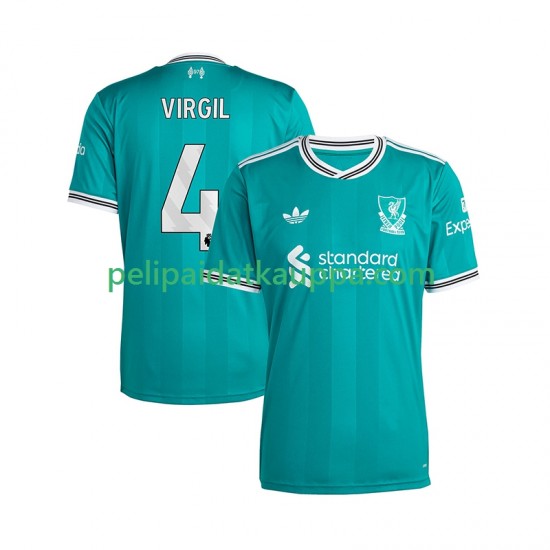Liverpool Virgil van Dijk 4 Kolmas Fanipelipaita (Miehet) 2025-2026 Lyhythihainen Liverpool Virgil van Dijk 4 Kolmas Fanipelipaita (Miehet) 2025-2026 Lyhythihainen