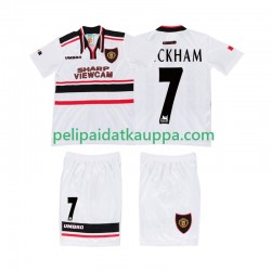 Manchester United BECKHAM 7 Retro Vieras Fanipelipaita (Lasten) 1998 Lyhythihainen Manchester United BECKHAM 7 Retro Vieras Fanipelipaita (Lasten) 1998 Lyhythihainen