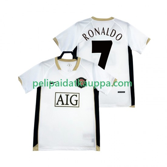 Manchester United RONALDO 7 Retro Vieras Fanipelipaita (Miehet) 2006-2007 Lyhythihainen