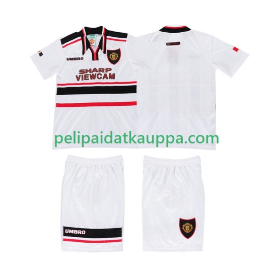 Manchester United Retro Vieras Fanipelipaita (Lasten) 1998 Lyhythihainen