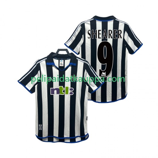 Newcastle United SHEARER 9 2000 2001 Retro Koti Fanipelipaita (Miehet) Lyhythihainen