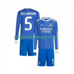 Real Madrid Jude Bellingham 5 Kolmas Fanipelipaita (Lasten) 2025-2026 Pitkähihainen Real Madrid Jude Bellingham 5 Kolmas Fanipelipaita (Lasten) 2025-2026 Pitkähihainen