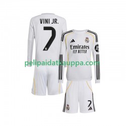 Real Madrid Vinicius Junior 7 Koti Fanipelipaita (Lasten) 2025-2026 Pitkähihainen Real Madrid Vinicius Junior 7 Koti Fanipelipaita (Lasten) 2025-2026 Pitkähihainen