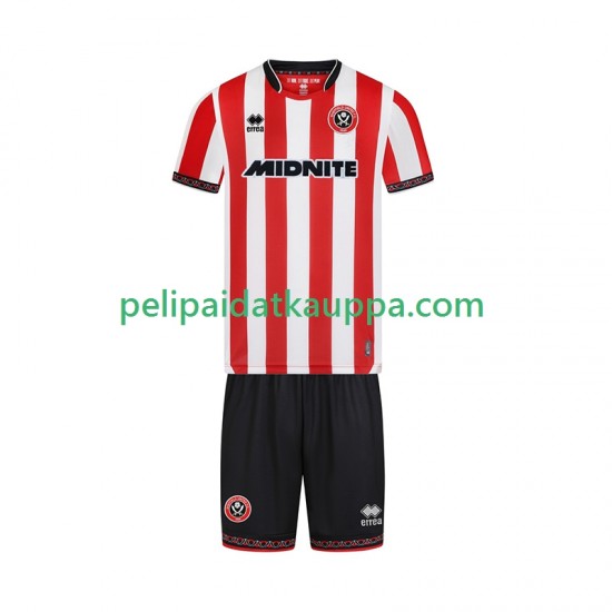 Sheffield United Koti Fanipelipaita (Lasten) 2025-2026 Lyhythihainen Sheffield United Koti Fanipelipaita (Lasten) 2025-2026 Lyhythihainen