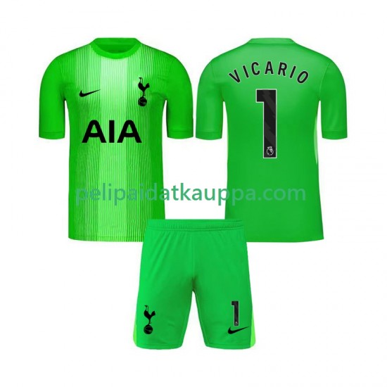 Tottenham Hotspur Guglielmo Vicario 1 Maalivahdin Koti Fanipelipaita (Lasten) 2025-2026 Lyhythihainen Tottenham Hotspur Guglielmo Vicario 1 Maalivahdin Koti Fanipelipaita (Lasten) 2025-2026 Lyhythihainen